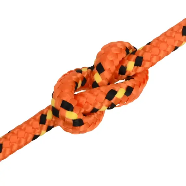 Punutud paadiköis, oranž polüpropüleen, 10 mm, 100 m – 5
