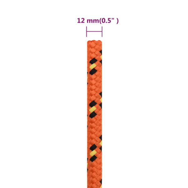 Polüpropüleenist paadiköis, oranž, 12 mm, 25 m - 6