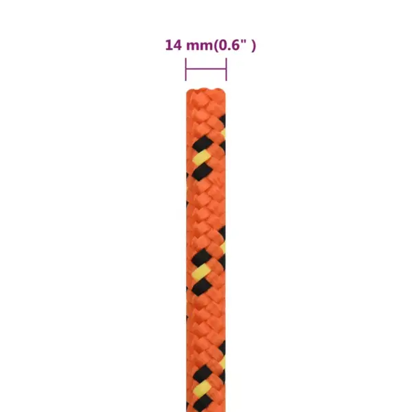 Polüpropüleenist paadiköis, oranž, 14 mm, 25 m – 6