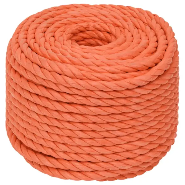 UV- ja ilmastikukindel polüpropüleenist töököis, oranž, 20 mm, 50 m – 2