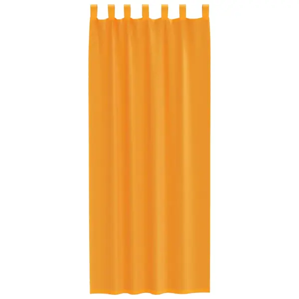 Poolläbipaistvad aasadega voile-kardinad, oranž, 140 x 260 cm, 2 tk – 4