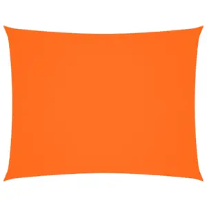 Veekindel oxford-kangast ristkülikukujuline päikesepuri, oranž, 4 x 6 m