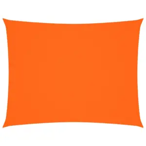 Veekindel ristkülikukujuline päikesepuri, oranž, 4 x 5 m, PU-kattega oxford-kangas