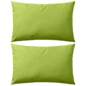 Veekindlad UV-kindlad aiapadjad lukuga, 2 tk, õunaroheline, 60 x 40 cm