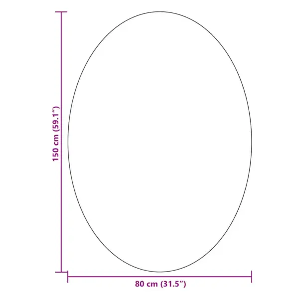 Ovaalne alavaip Huarte, liivakarva, 100 x 200 cm, 100% polüester – 10