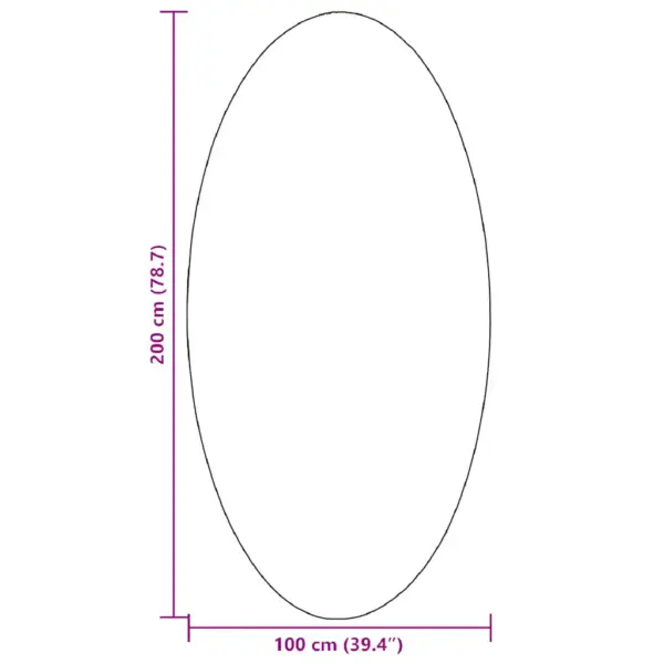 Ovaalne kreemjas vaip Huarte, libisemisvastane, 100 x 200 cm, 100% polüester – 10