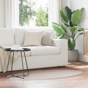 Ovaalne vaip Huarte, liivakarva, 80 x 150 cm, 100% polüester