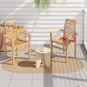 Ovaalne pruun välivaip Zizur, polüpropüleen, 200 x 100 cm