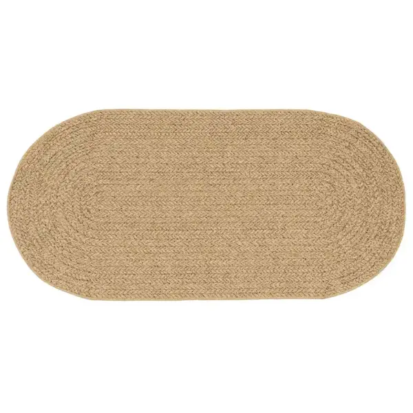 Ovaalne pruun välivaip Zizur, polüpropüleen, 200 x 100 cm – 2