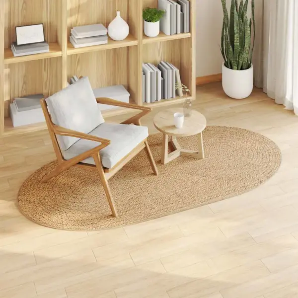 Ovaalne pruun välivaip Zizur, polüpropüleen, 200 x 100 cm – 3