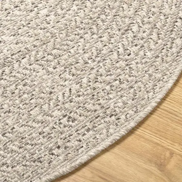 Ovaalne välisvaip ZIZUR, kreemjas, 170 x 120 cm, polüpropüleen, UV-kindel – 4