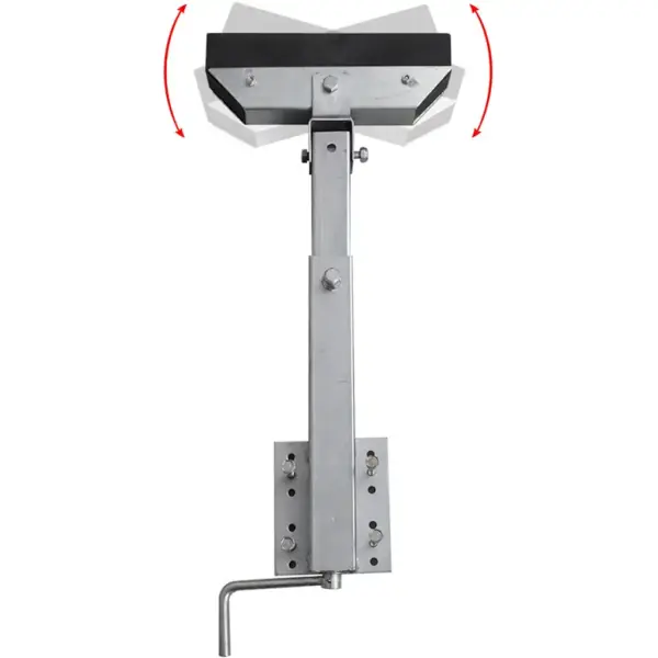 Reguleeritav paadihaagise vööritoe komplekt, tsingitud teras, 2 tk, 63–88 cm, kandevõime 500 kg – 3