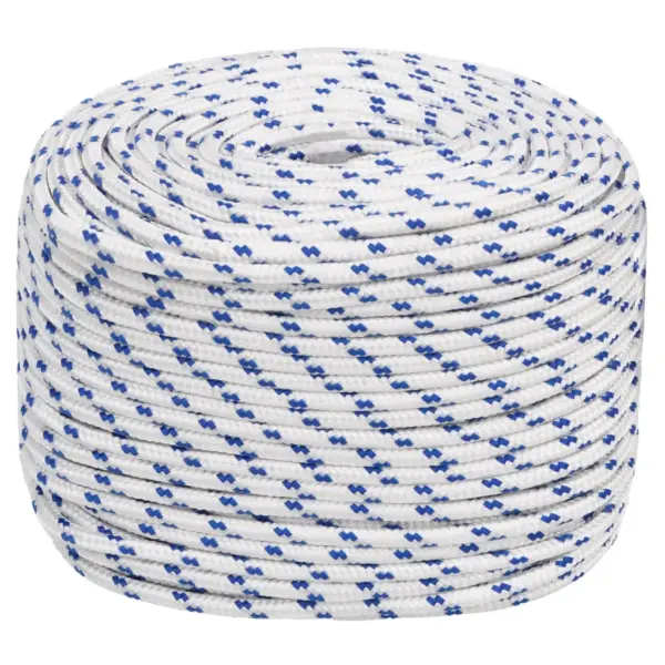 Paadiköis polüpropüleenist, valge, 10 mm, 25 m – 2