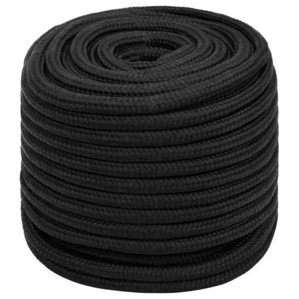 Polüpropüleenist paadiköis, must, 18 mm, 50 m – 2