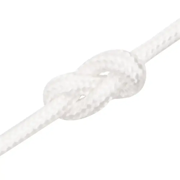 Punutud paadiköis polüpropüleenist, täisvalge, 8 mm, 25 m – 5