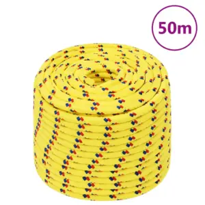 Paadiköis polüpropüleenist, kollane, 14 mm, 50 m
