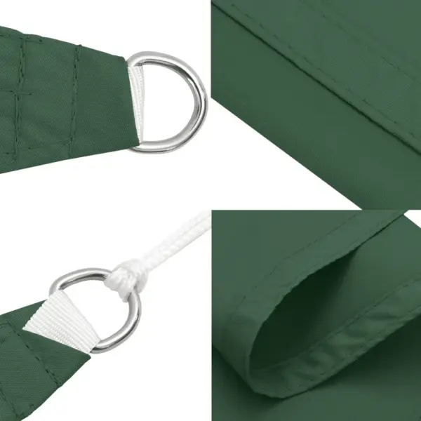 Veekindel ristkülikukujuline päikesepuri, tumeroheline, 2,5 x 5 m, PU-kattega oxford-kangas – 7