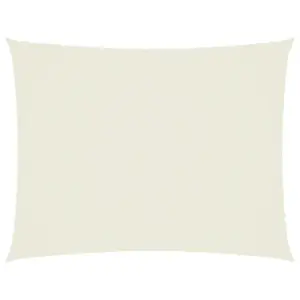 Ristkülikukujuline päikesepuri 3 x 4,5 m, kreemjas, veekindel PU-kattega oxford-kangas