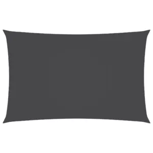 Veekindel UV-kaitsega päikesepuri, ristkülik, antratsiithall, 4 x 7 m, PU-kattega oxford-kangas