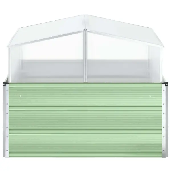 Pastellroheline tsingitud terasest taimekast, 100 x 100 x 77 cm – 5