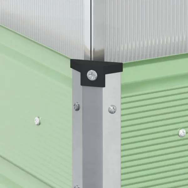 Pastellroheline tsingitud terasest taimekast, 100 x 100 x 77 cm – 7