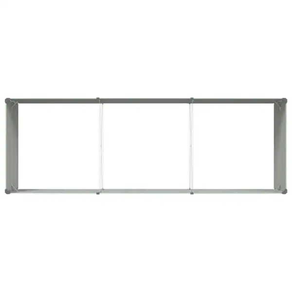 Tsingitud terasest taimekast, pastellroheline, 195 x 100 x 45 cm – 7