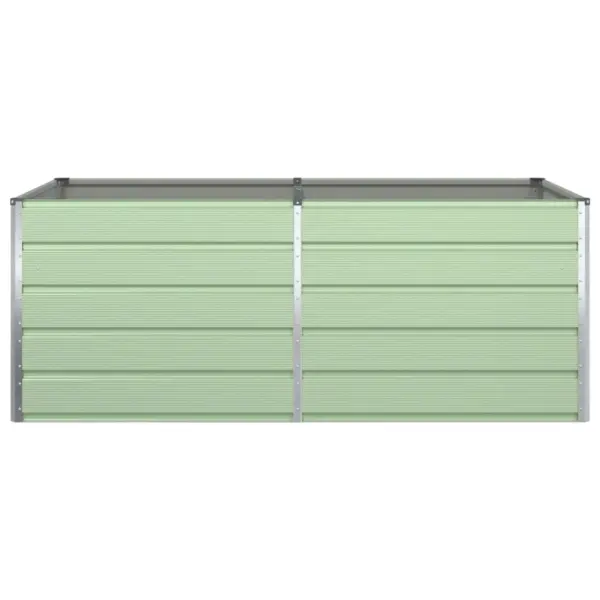 Pastellroheline tsingitud terasest taimekast, 195 x 100 x 75 cm – 5