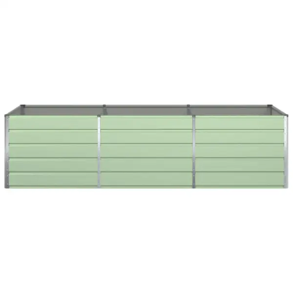 Pastellroheline tsingitud terasest taimekast, 290 x 100 x 75 cm – 5