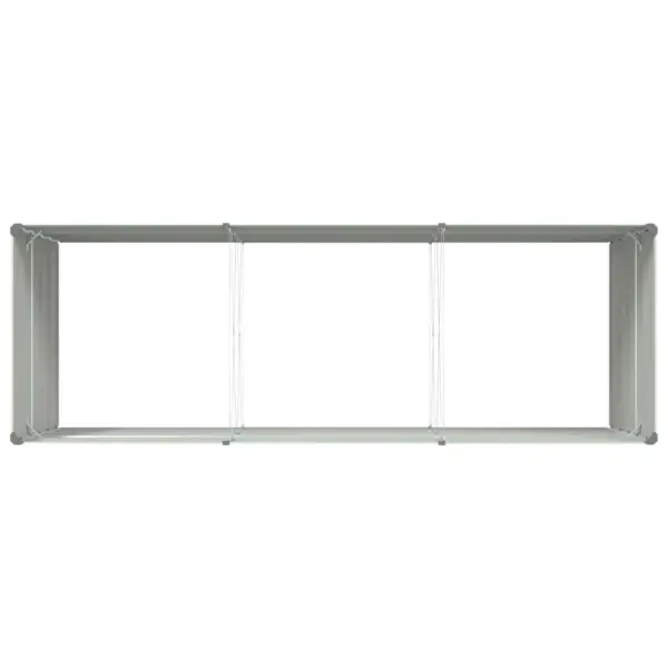 Pastellroheline tsingitud terasest taimekast, 290 x 100 x 75 cm – 7