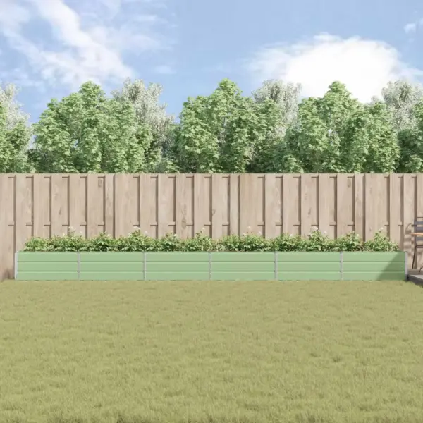 Pastellroheline tsinkterasest taimekast 580 x 100 x 45 cm – 4