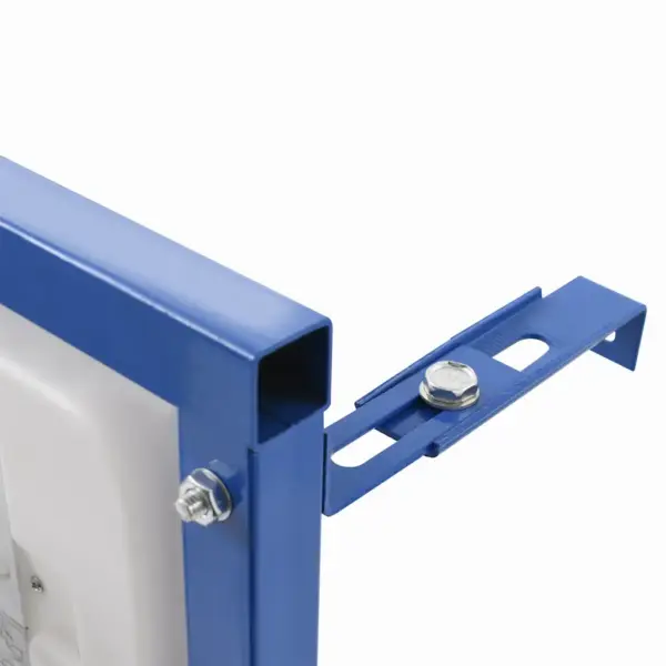 Seina sisse ehitatav peidetud loputuskast, kahekordse nupuga, 11 l, terasraamiga, 41 x 14 x (110–125) cm – 3