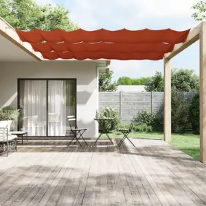 Pergola päikesevari terrakota, 140 x 600 cm, veekindel Oxford-kangas