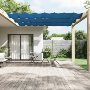 Sinine pergola varikatus 100 x 360 cm, veekindel oxford-kangas