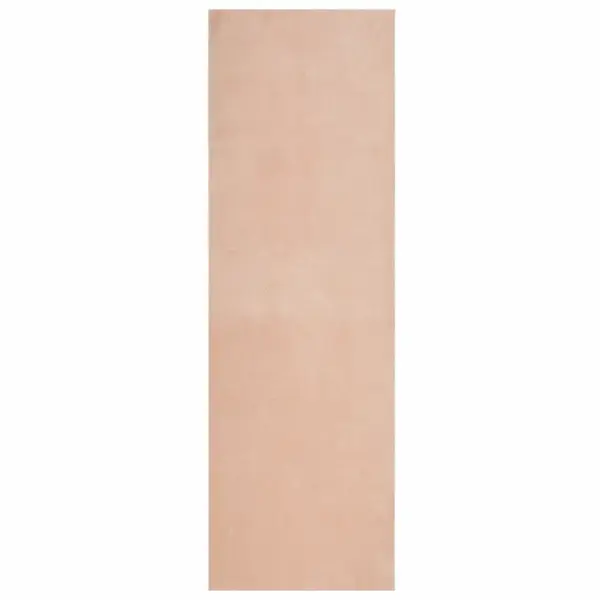 Pestav lühikese narmaga vaip HUARTE, kahvaturoosa, 80 x 250 cm – 2