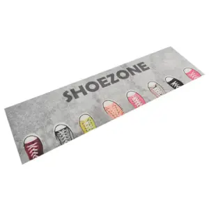 Pestav köögivaip shoezone mustriga, samet, libisemiskindel, 45 x 150 cm
