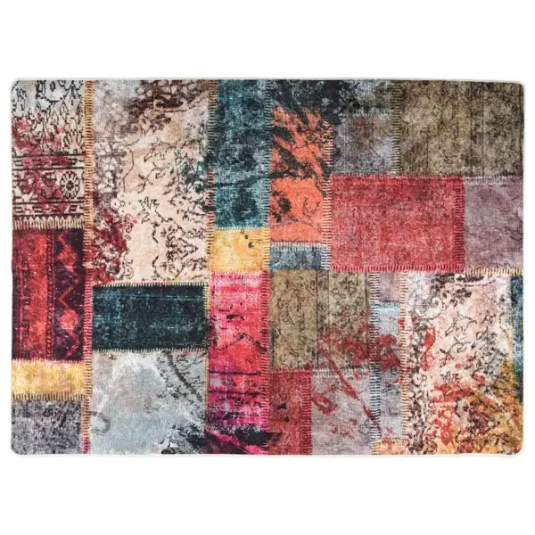 Pestav lapivaip libisemisvastase PVC-põhjaga, 120 x 180 cm, mitmevärviline – 2