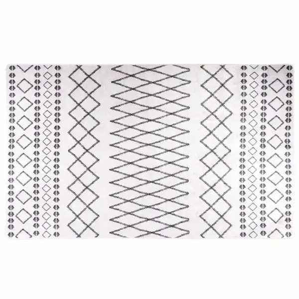 Pestav libisemiskindel vaip must-valge, 120 x 170 cm – 2