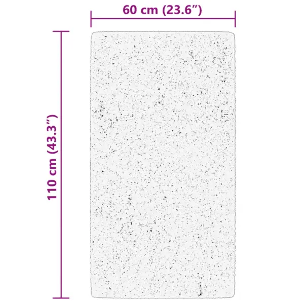 Pestav lühikese karvaga vaip HUARTE, libisemiskindel, metsaroheline, 60 x 110 cm – 10