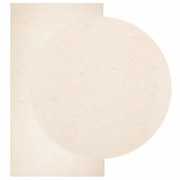 Pestav libisemiskindel lühikese narmaga vaip HUARTE, beež, 60 x 110 cm – 3