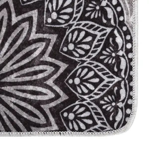 Pestav sametpinnaga vaip libisemisvastase põhjaga, 80 x 300 cm, mitmevärviline – 3