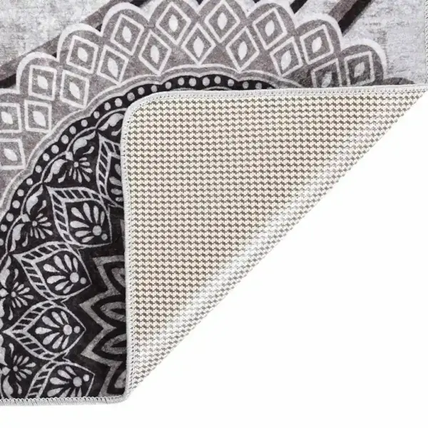 Pestav sametpinnaga vaip libisemisvastase põhjaga, 80 x 300 cm, mitmevärviline – 4