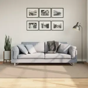Pestav lühikese karvaga vaip HUARTE, liivakarva, 160 x 230 cm