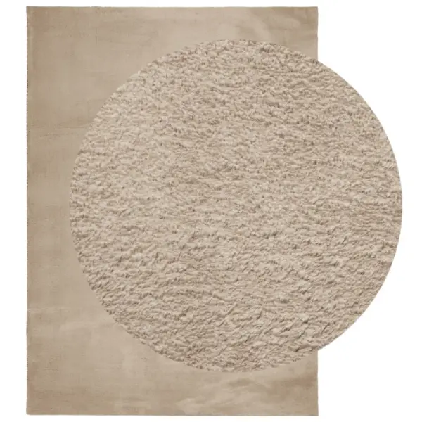 Pestav lühikese narmaga vaip HUARTE, liivakarva, 240 x 340 cm – 3