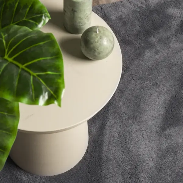 Pestav lühikarvaline vaip HUARTE, antratsiithall, libisemiskindel, 160 x 160 cm – 7