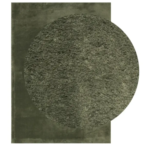 Pestav lühikese narmaga vaip HUARTE, metsaroheline, 240 x 340 cm – 3