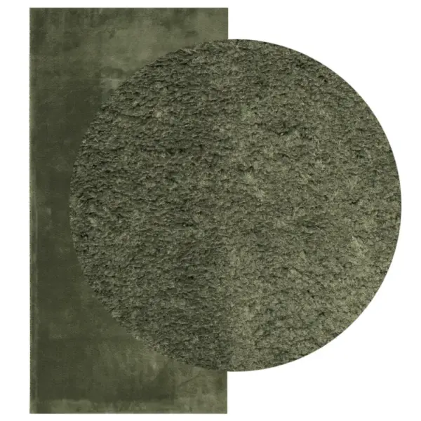 Pestav lühikese narmaga vaip HUARTE libisemiskindla tagaküljega, metsaroheline, 100 x 200 cm – 3