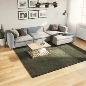 Pestav lühikese karvaga vaip HUARTE, metsaroheline, 240 x 240 cm