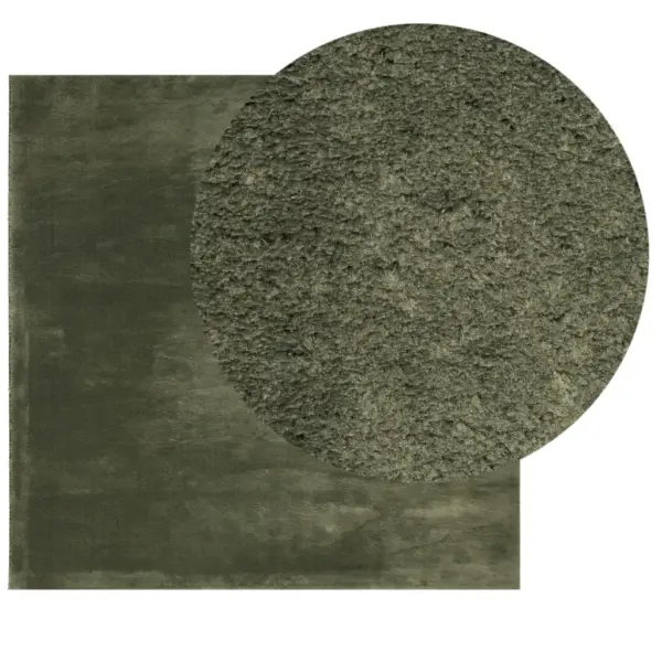 Pestav lühikese karvaga vaip HUARTE, metsaroheline, 240 x 240 cm – 3