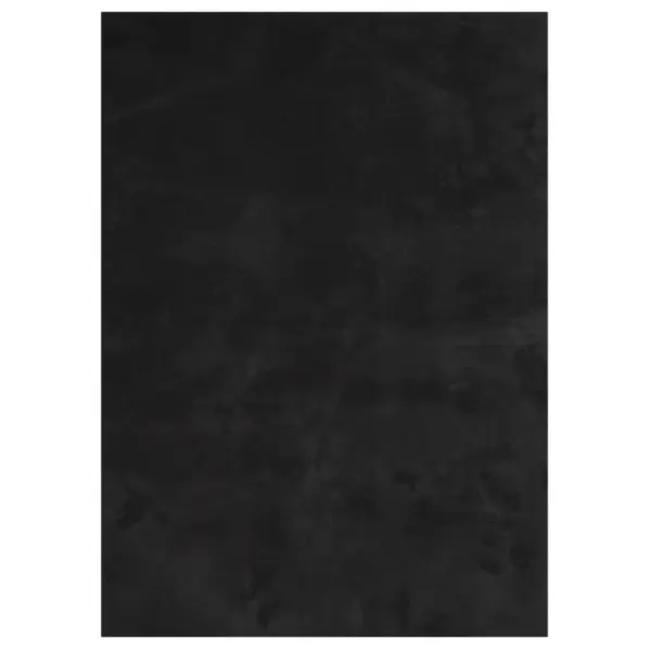 Pestav lühikarvaline vaip HUARTE, must, libisemiskindel, 120 x 170 cm – 2