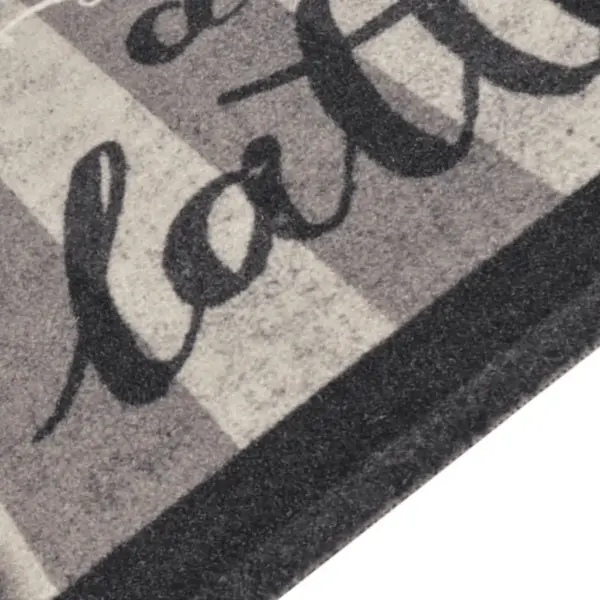 Pestav sametist köögivaip kohvimustriga, libisemiskindel, 60 x 300 cm – 3